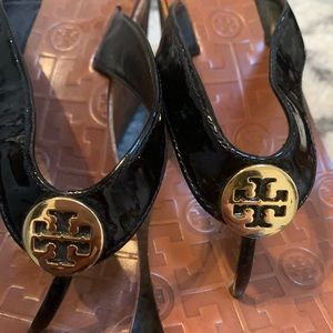 Tory Burch platform flip flops size 8